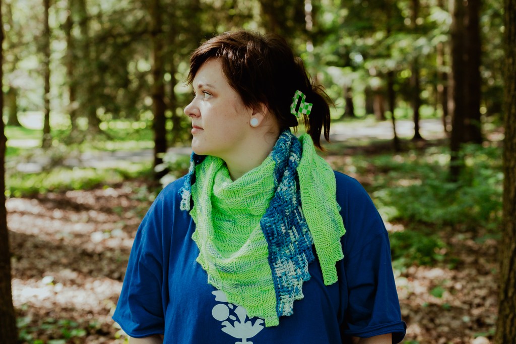 Checkered Shawl | Knit and Crochet&nbsp;Pattern